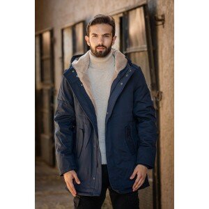 Μπουφάν παρκά Splendid Clothing μπλε