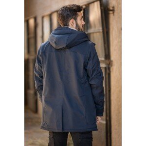 Μπουφάν παρκά Splendid Clothing μπλε