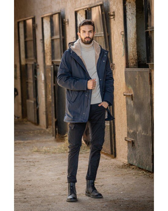 Μπουφάν παρκά Splendid Clothing μπλε ΜΠΟΥΦΑΝ ΠΑΡΚΑ