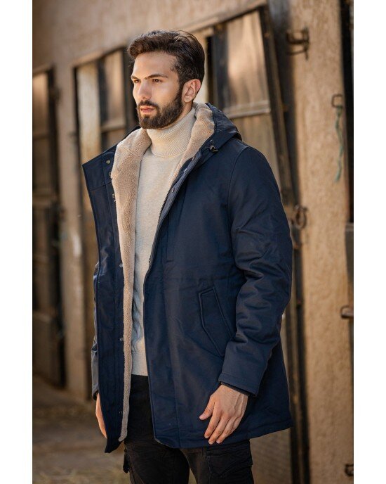 Μπουφάν παρκά Splendid Clothing μπλε ΜΠΟΥΦΑΝ ΠΑΡΚΑ