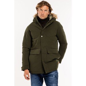 Μπουφάν Jack n Jones χακί Μπουφάν Jack n Jones χακί