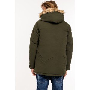 Μπουφάν Jack n Jones χακί Μπουφάν Jack n Jones χακί