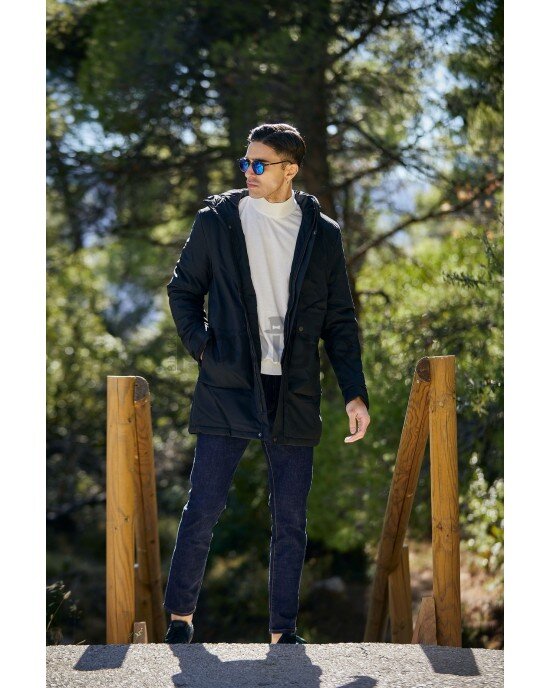 Μπουφάν παρκά Splendid Clothing μαύρο ΜΠΟΥΦΑΝ ΠΑΡΚΑ