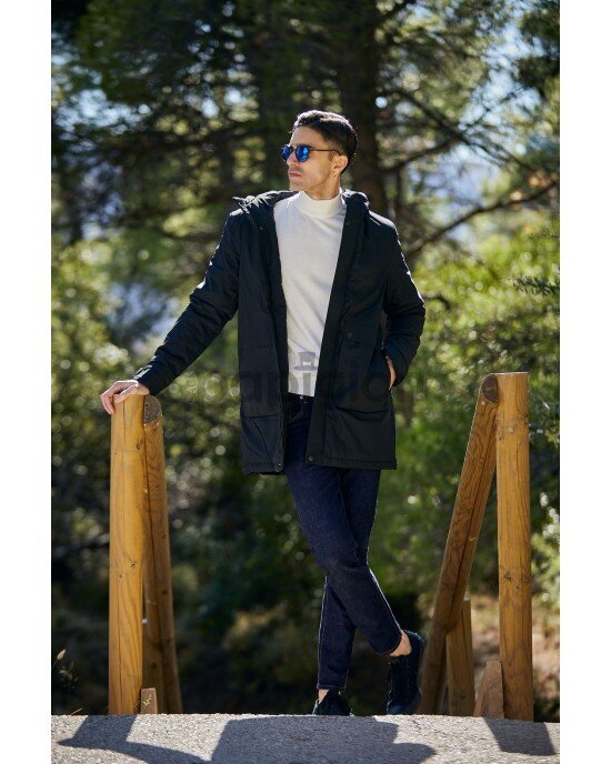 Μπουφάν παρκά Splendid Clothing μαύρο ΜΠΟΥΦΑΝ ΠΑΡΚΑ