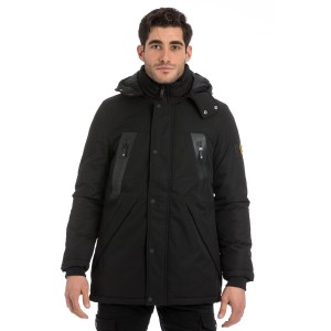 Μπουφάν παρκά Biston μαύρο