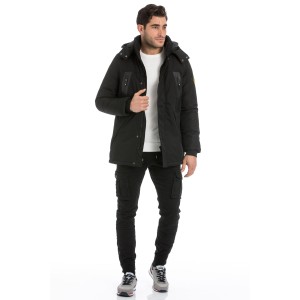 Μπουφάν παρκά Biston μαύρο