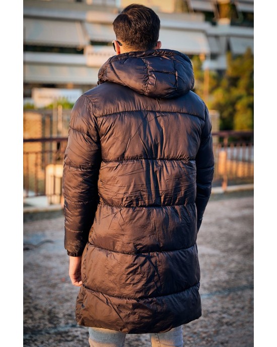 Μπουφάν Jack n Jones μαύρο Μπουφάν Jack n Jones μαύρο