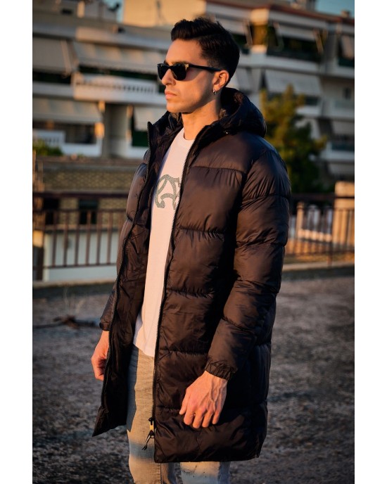 Μπουφάν Jack n Jones μαύρο Μπουφάν Jack n Jones μαύρο
