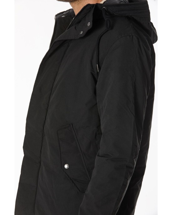 Μπουφάν Jack n Jones μαύρο ΜΠΟΥΦΑΝ ΠΑΡΚΑ