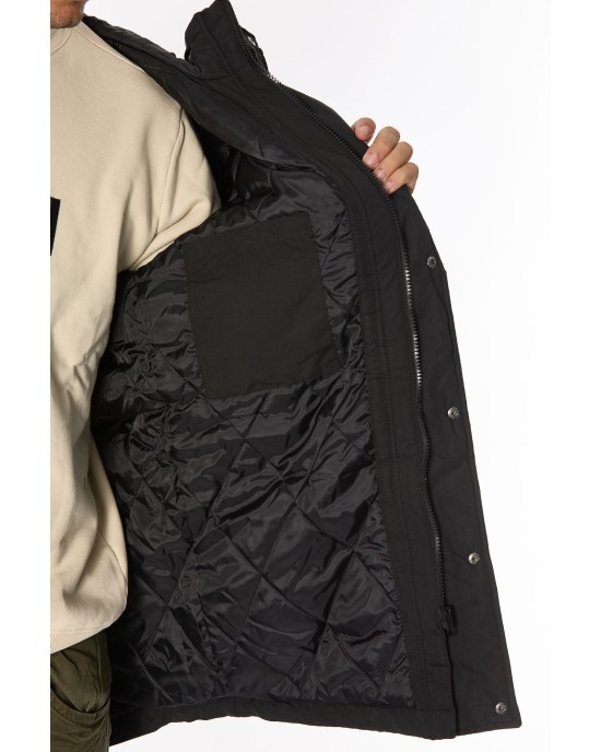 Μπουφάν Jack n Jones μαύρο ΜΠΟΥΦΑΝ ΠΑΡΚΑ
