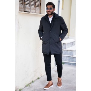 Μπουφάν παρκά Biston μαύρο