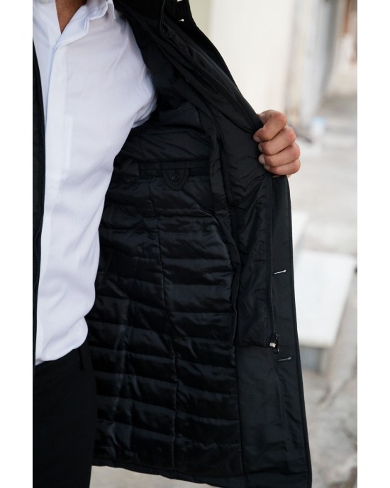 Μπουφάν παρκά Biston μαύρο