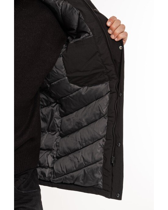 Μπουφάν Jack n Jones μαύρο ΜΠΟΥΦΑΝ ΠΑΡΚΑ