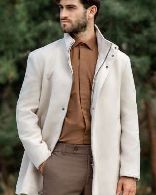 Παλτό Vittorio Adamo μπεζ