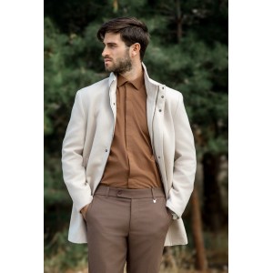 Παλτό Vittorio Adamo μπεζ