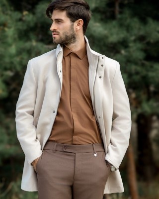 Παλτό Vittorio Adamo μπεζ