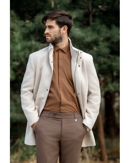 Παλτό Vittorio Adamo μπεζ ΠΑΛΤΟ