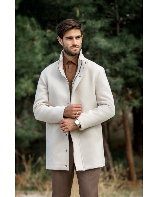 Παλτό Vittorio Adamo μπεζ ΠΑΛΤΟ