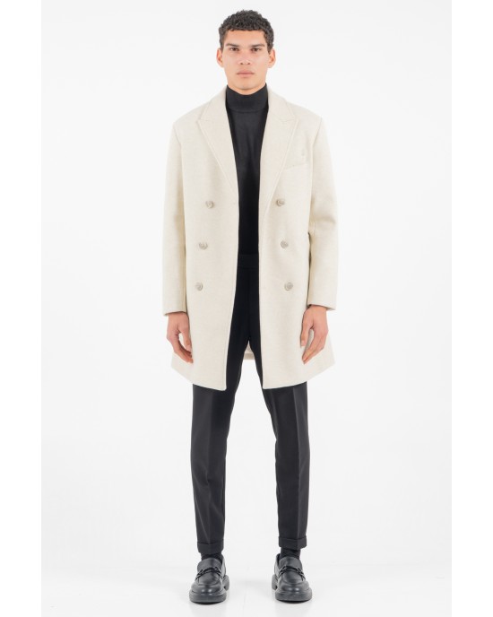 Παλτό Vittorio Etore μπεζ ΠΑΛΤΟ