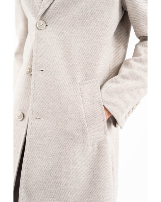 Παλτό Vittorio Giakomo μπεζ ΠΑΛΤΟ