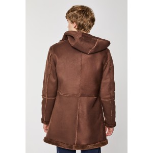 Παλτό Over/D καφέ