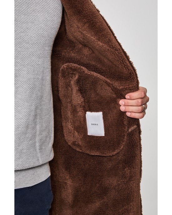Παλτό Over/D καφέ ΠΑΛΤΟ