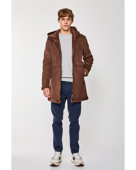 Παλτό Over/D καφέ ΠΑΛΤΟ