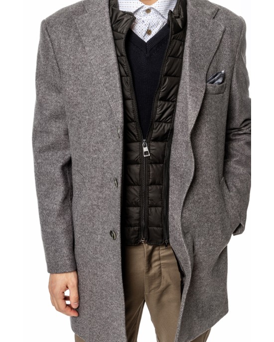 Παλτό Lexton γκρι ΠΑΛΤΟ