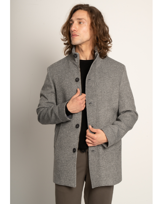 Παλτό Vittorio Pesaro γκρι ΠΑΛΤΟ