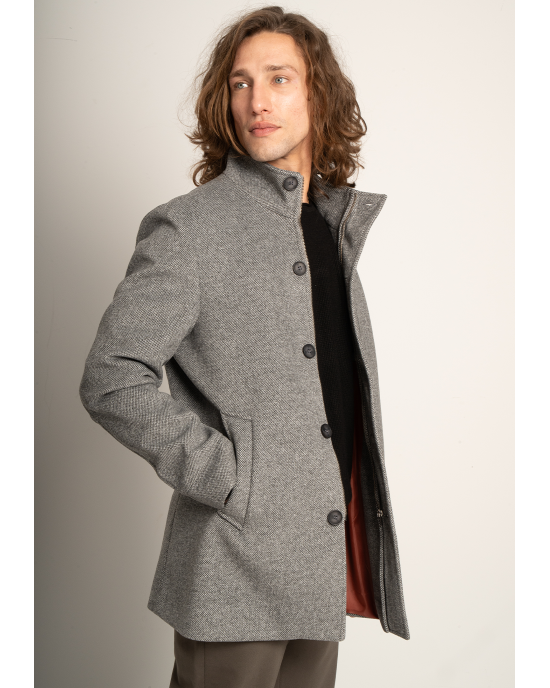 Παλτό Vittorio Pesaro γκρι ΠΑΛΤΟ