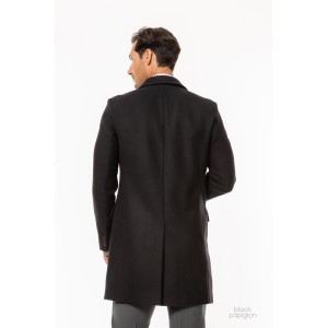 Παλτό Hugo μαύρο