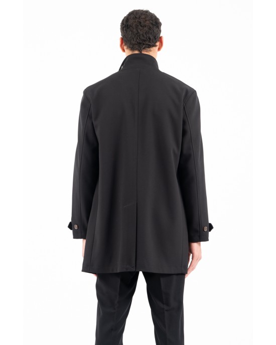 Παλτό Vittorio Novara μαύρο ΠΑΛΤΟ