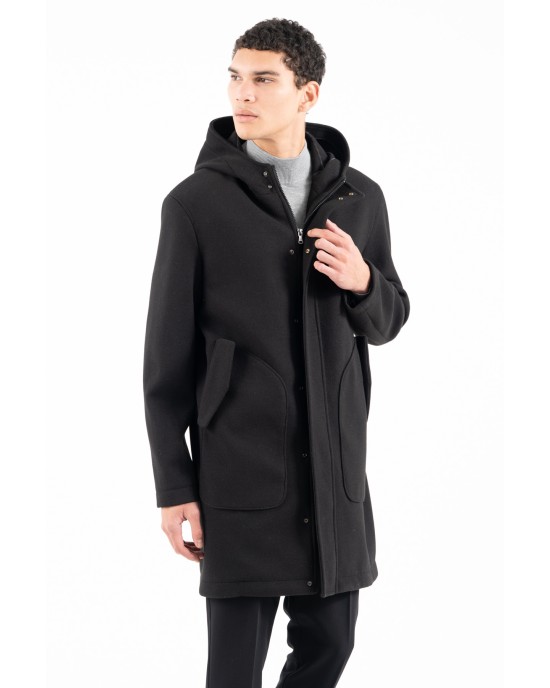 Παλτό Vittorio Perano μαύρο ΠΑΛΤΟ