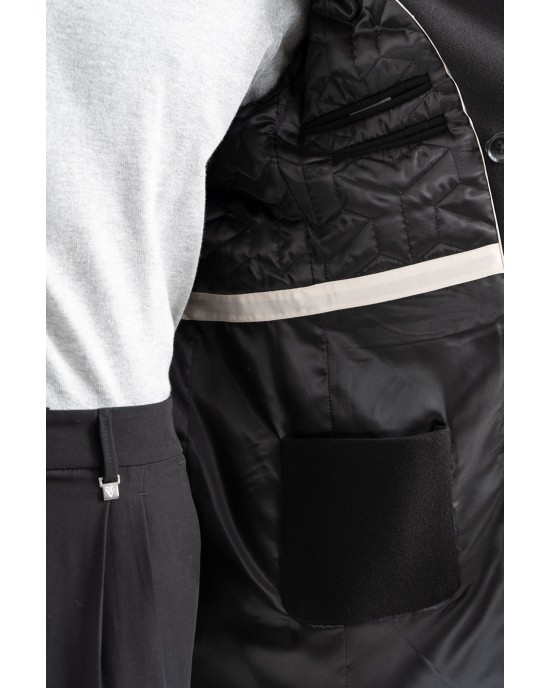 Παλτό Vittorio Etore μαύρο ΠΑΛΤΟ