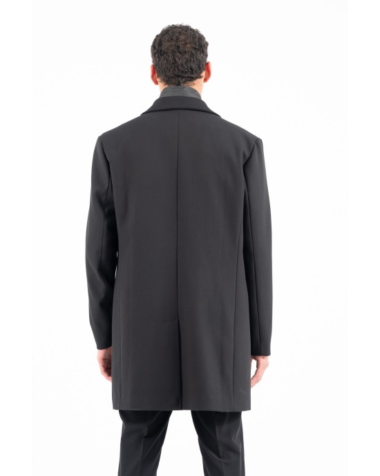 Παλτό Vittorio Arone μαύρο ΠΑΛΤΟ