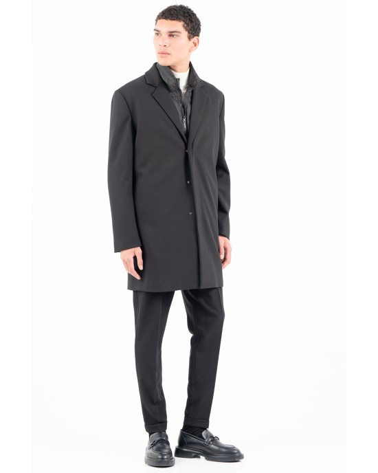 Παλτό Vittorio Arone μαύρο ΠΑΛΤΟ