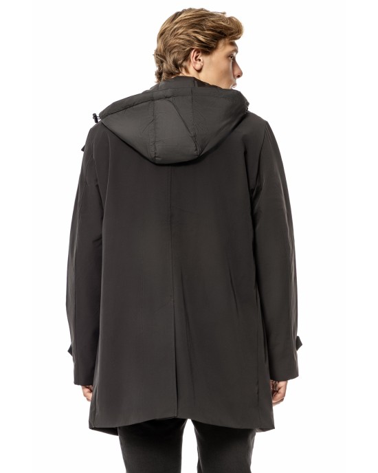 Παλτό Versace μαύρο ΠΑΛΤΟ