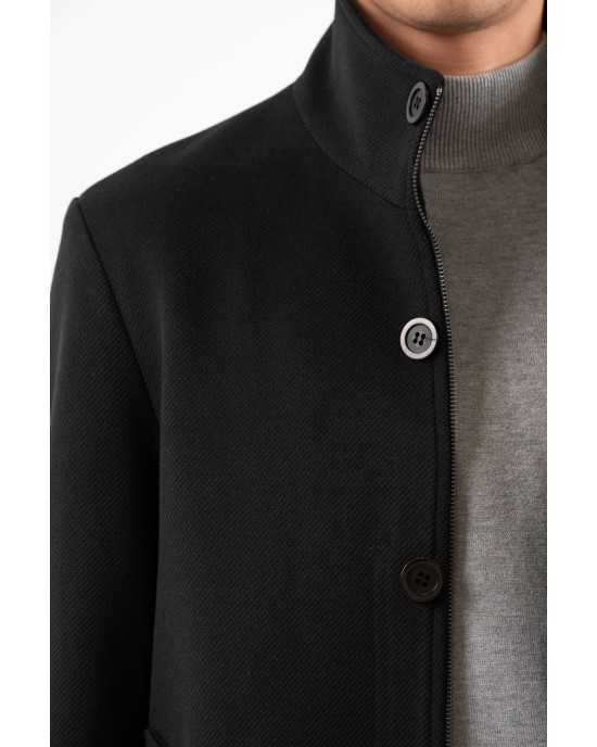 Παλτό Vittorio Pesaro μαύρο ΠΑΛΤΟ