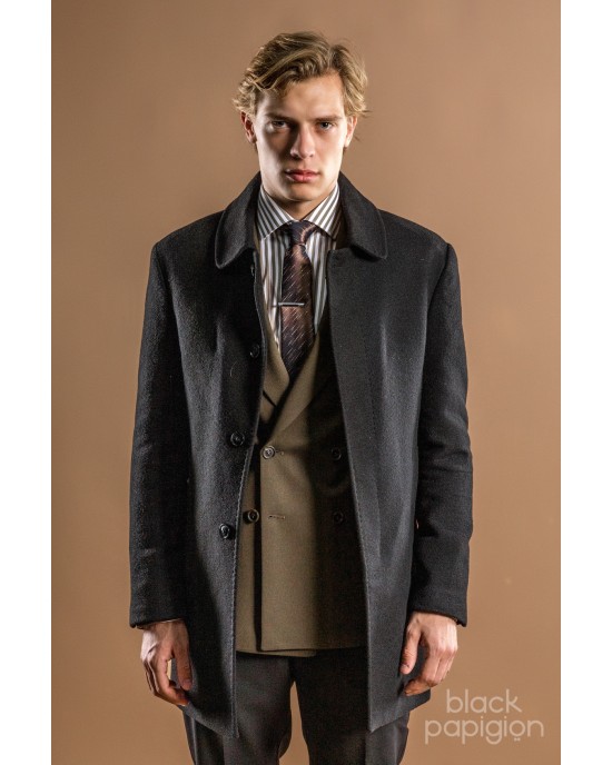 Παλτό Artisti Italiani μαύρο ΠΑΛΤΟ