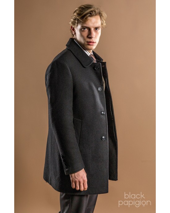 Παλτό Artisti Italiani μαύρο ΠΑΛΤΟ