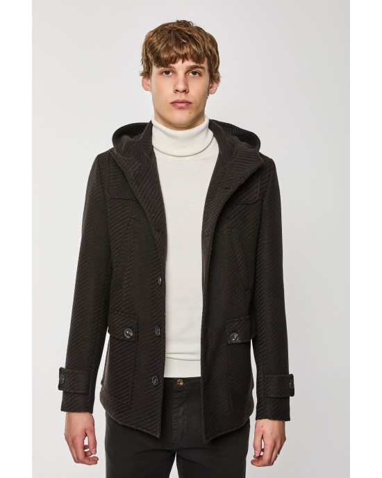 Παλτό Over/D μαύρο ΠΑΛΤΟ