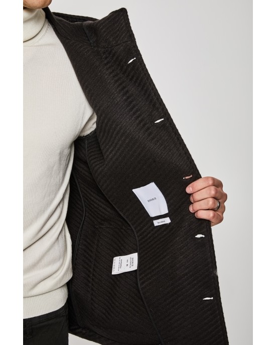 Παλτό Over/D μαύρο ΠΑΛΤΟ