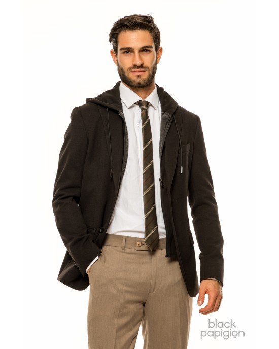 Παλτό Lexton μαύρο ΠΑΛΤΟ