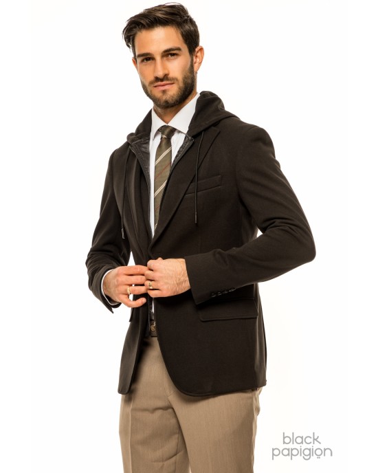 Παλτό Lexton μαύρο ΠΑΛΤΟ