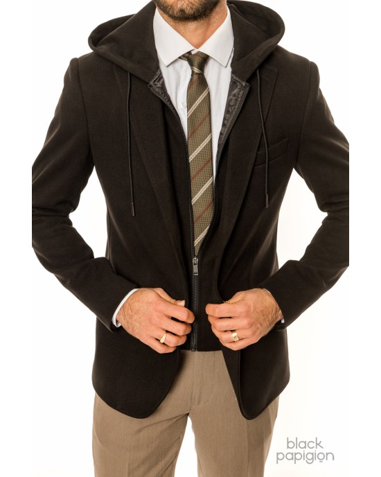 Παλτό Lexton μαύρο ΠΑΛΤΟ