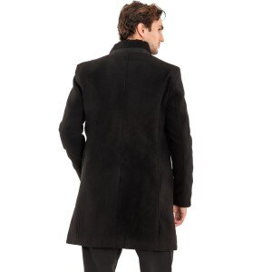 Παλτό Vittorio Bolsano μαύρο Παλτό Vittorio Bolsano μαύρο