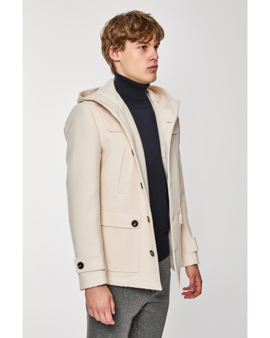 Παλτό Over/D εκρού 