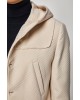 Παλτό Over/D εκρού 