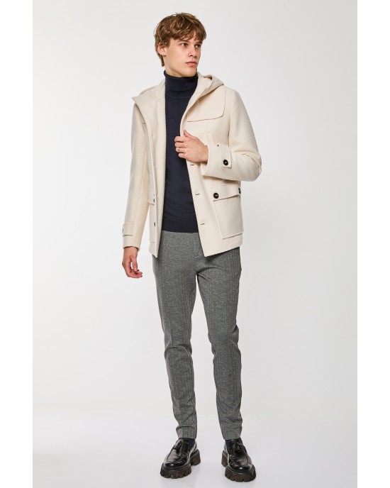 Παλτό Over/D εκρού 