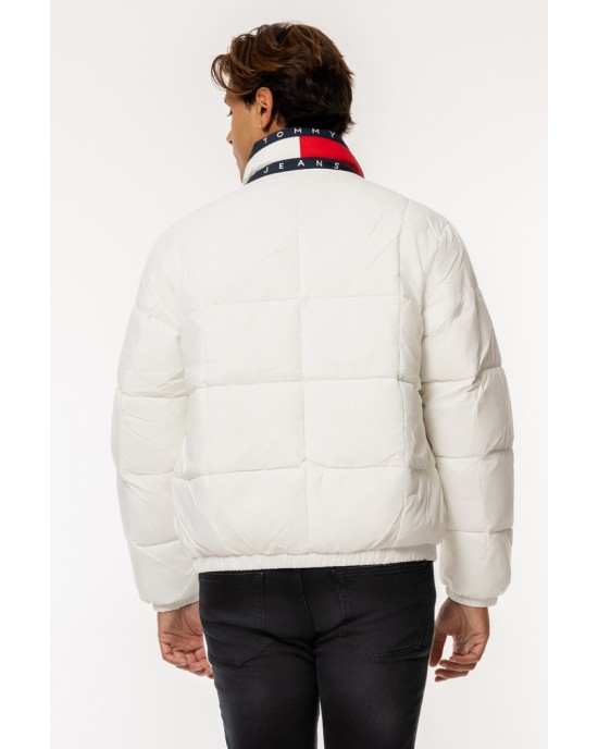 Μπουφάν Tommy Jeans άσπρο ΜΠΟΥΦΑΝ